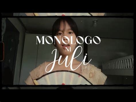 juli monologue|Monologo ni Juli (Huli): El Filibusterismo .